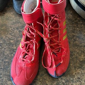 Adidas boys wrestling shoes size 7